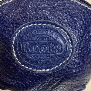 Roots | Bags | Roots Genuine Leather Small Coin Pouch In Navy Blue ...